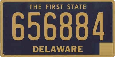 DE license plate 656884