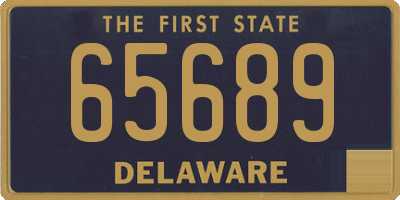 DE license plate 65689