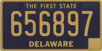 DE license plate 656897
