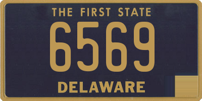 DE license plate 6569
