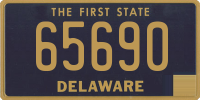 DE license plate 65690