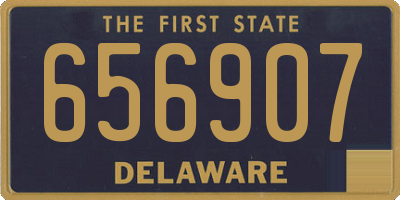 DE license plate 656907