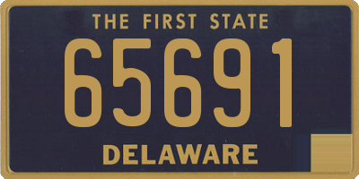 DE license plate 65691