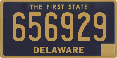 DE license plate 656929