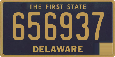 DE license plate 656937