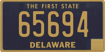 DE license plate 65694