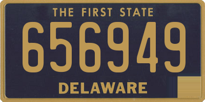 DE license plate 656949