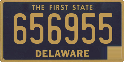 DE license plate 656955