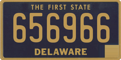 DE license plate 656966