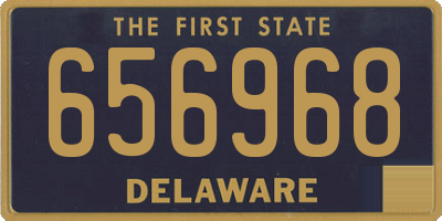 DE license plate 656968