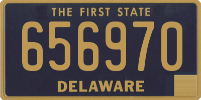 DE license plate 656970