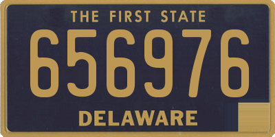 DE license plate 656976