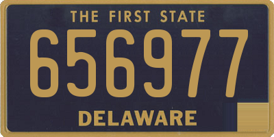 DE license plate 656977