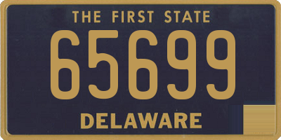 DE license plate 65699