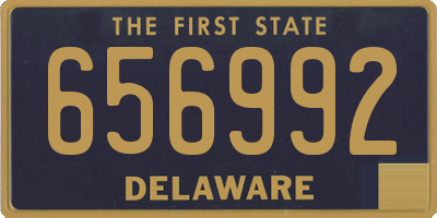 DE license plate 656992
