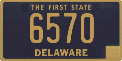 DE license plate 6570