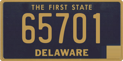DE license plate 65701