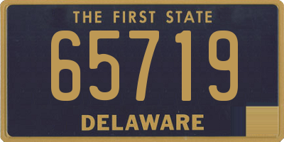 DE license plate 65719