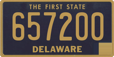 DE license plate 657200