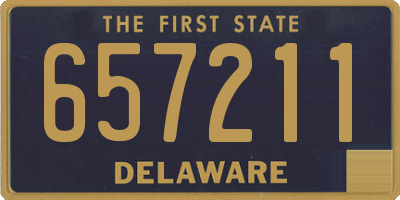 DE license plate 657211