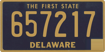 DE license plate 657217