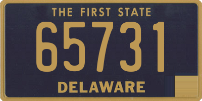 DE license plate 65731