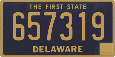 DE license plate 657319