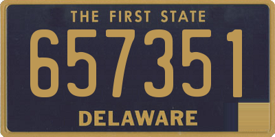 DE license plate 657351