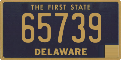 DE license plate 65739