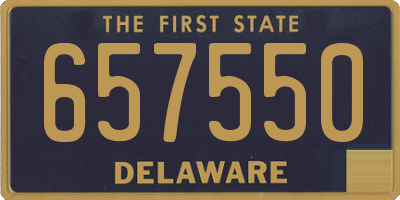 DE license plate 657550