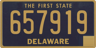 DE license plate 657919