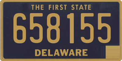 DE license plate 658155