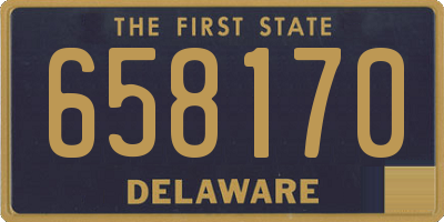 DE license plate 658170