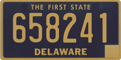DE license plate 658241
