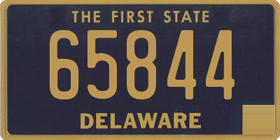 DE license plate 65844