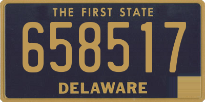 DE license plate 658517
