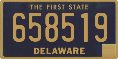 DE license plate 658519