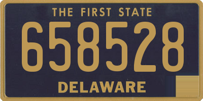 DE license plate 658528