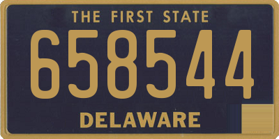 DE license plate 658544