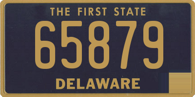 DE license plate 65879