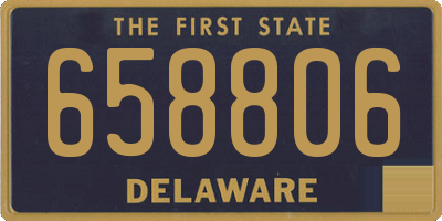 DE license plate 658806