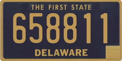 DE license plate 658811
