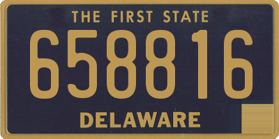 DE license plate 658816