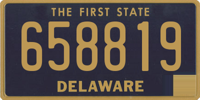 DE license plate 658819