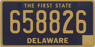 DE license plate 658826