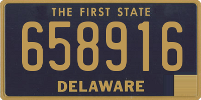 DE license plate 658916