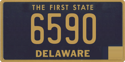 DE license plate 6590