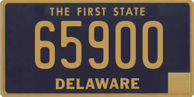 DE license plate 65900