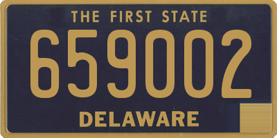DE license plate 659002