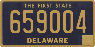 DE license plate 659004